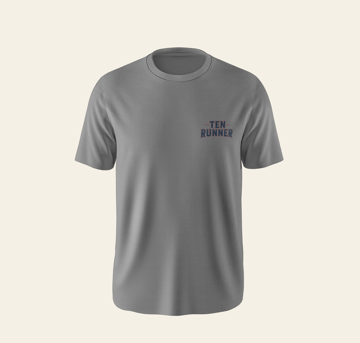 Ten Runner Tee – Grey