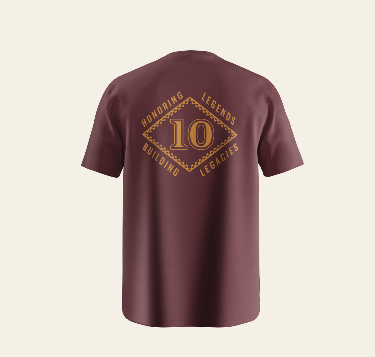 Ten Runner Tee – Red