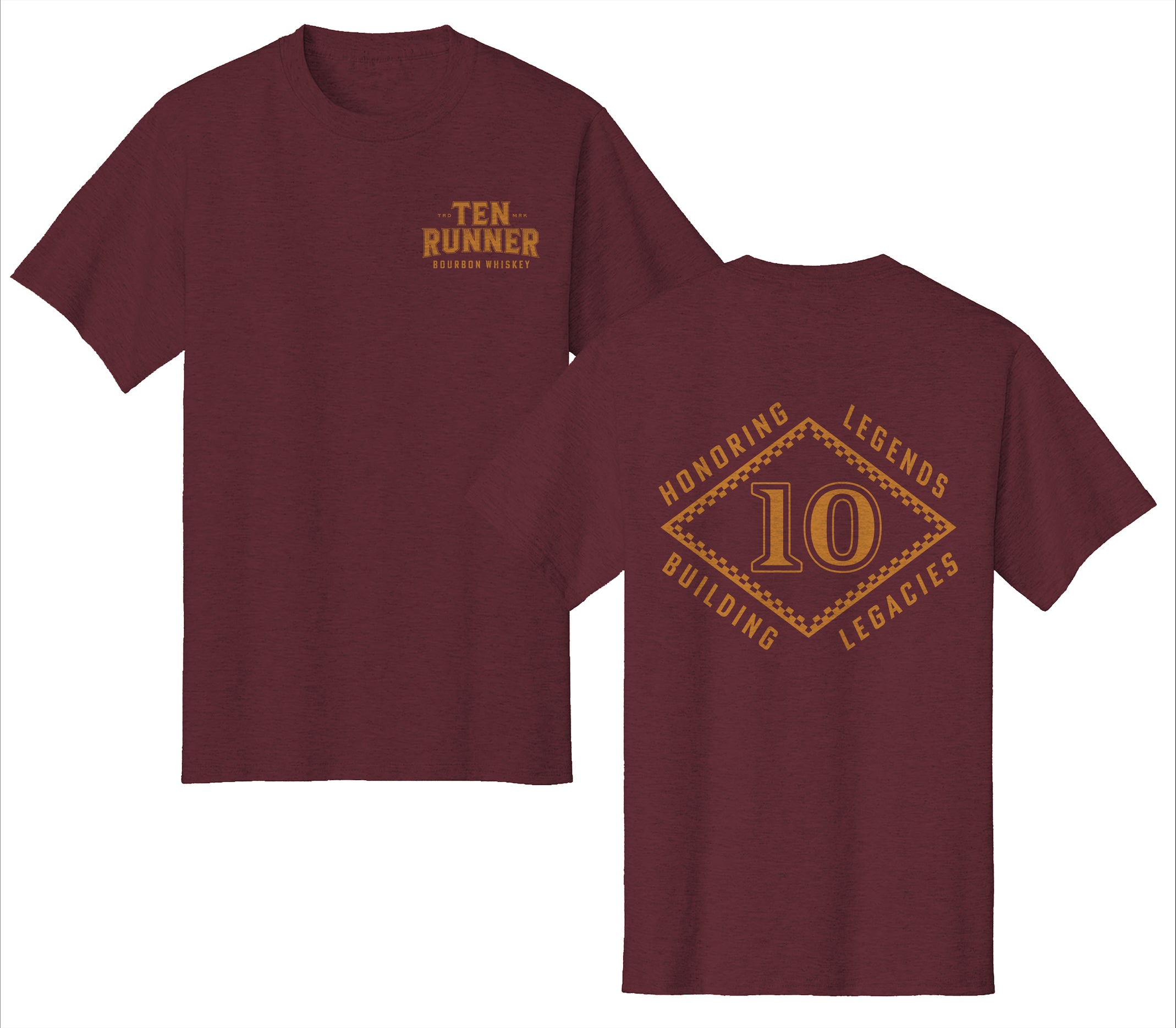 Ten Runner Tee – Red